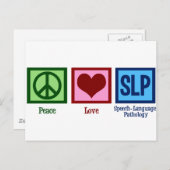 Speech Language Pathology Briefkaart (Voorkant / Achterkant)