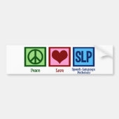Speech Language Pathology Bumpersticker (Voorkant)