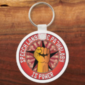 Speech Language Pathology is Power Sleutelhanger (Voorkant)