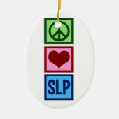 Speech Language Pathology Keramisch Ornament (Voorkant)