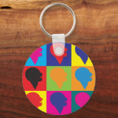 Speech Language Pathology Pop Art Sleutelhanger (Voorkant)