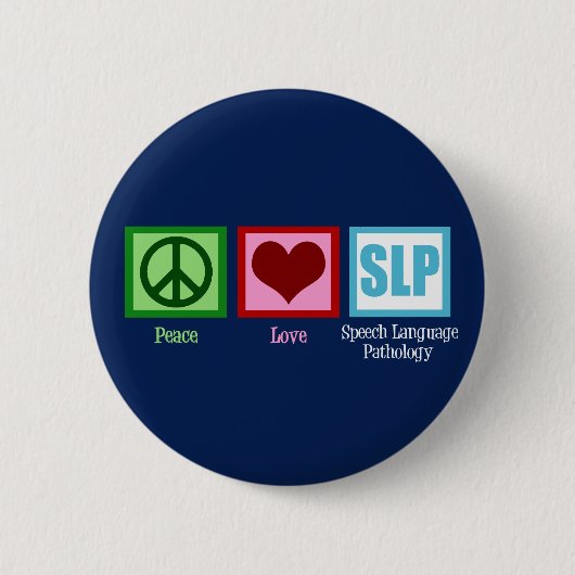Speech Language Pathology Ronde Button 5,7 Cm (Voorkant)