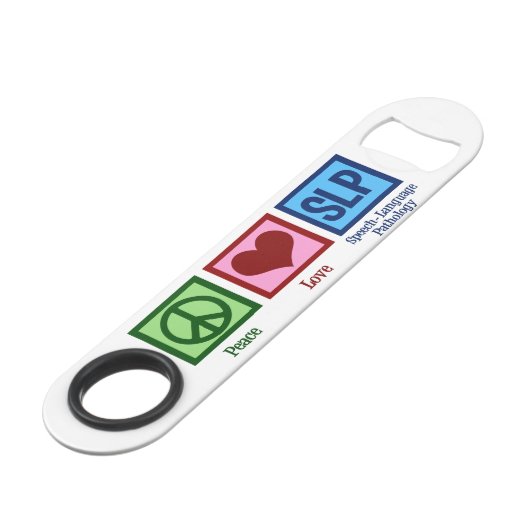 Speech Language Pathology Speed Flessenopener (Voorkant Gekanteld)