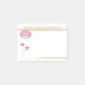 Speech Language Pathololoog Hallo Sticky Notes (Voorkant)