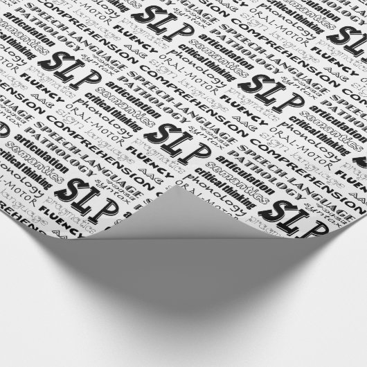 Speech Language Patholoog Cadeaupapier (Hoek)