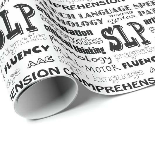 Speech Language Patholoog Cadeaupapier (Rol Hoek)