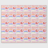 Speech Language Patholoog Colorful Fun Font Cadeaupapier (Vlak)