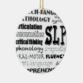 Speech Language Patholoog Keramisch Ornament (Rechts)