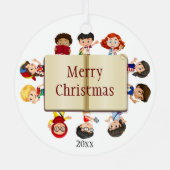 Speech Language Patholoog, leraar kinderwerker Metalen Ornament (Achterkant)