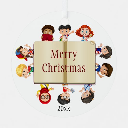 Speech Language Patholoog, leraar kinderwerker Metalen Ornament (Voorkant)