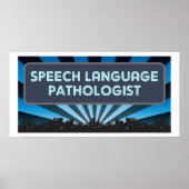 Speech Language Patholoog Marquee Poster (Voorkant)