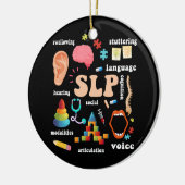 Speech Language Patholoog Pathology Speech Thera Keramisch Ornament (Links)