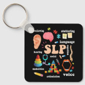 Speech Language Patholoog Pathology Speech Thera Sleutelhanger (Voorkant)