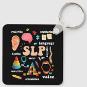 Speech Language Patholoog Pathology Speech Thera Sleutelhanger (Achterkant)