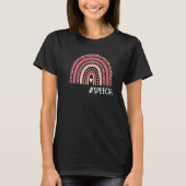Speech Language Patholoog Rainbow Speech Therapy T-shirt (Voorkant)
