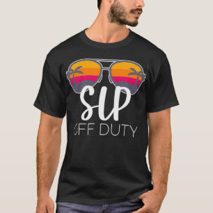 Speech Language Patholoog SLP Off Duty Sunglasse T-shirt