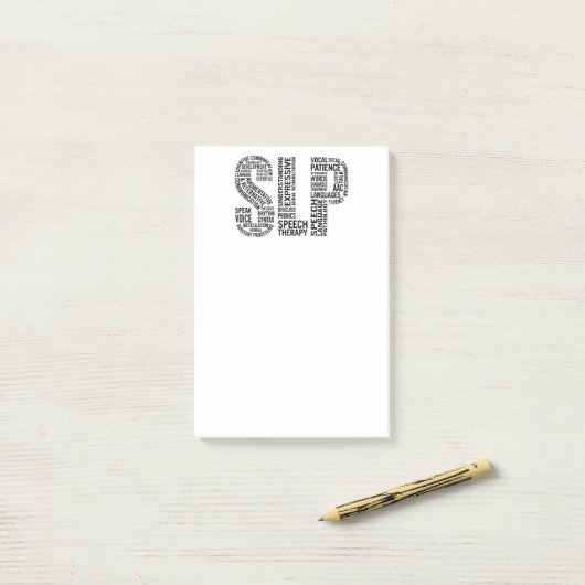 Speech Language Patholoog SLP Post-it® Notes (Op bureau)