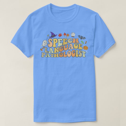 Speech Language Patholoog SLP Speech Therapy Hal T-shirt (Design voorkant)