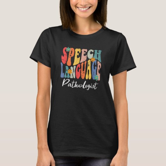 Speech Language Patholoog SLP Speech Therapy Pat T-shirt (Voorkant)
