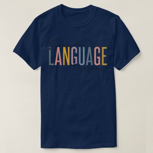Speech Language Patholoog SLP Speech Therapy Pat T-shirt (Design voorkant)