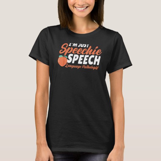 Speech Language Patholoog Speech Therapy I Love T-shirt (Voorkant)
