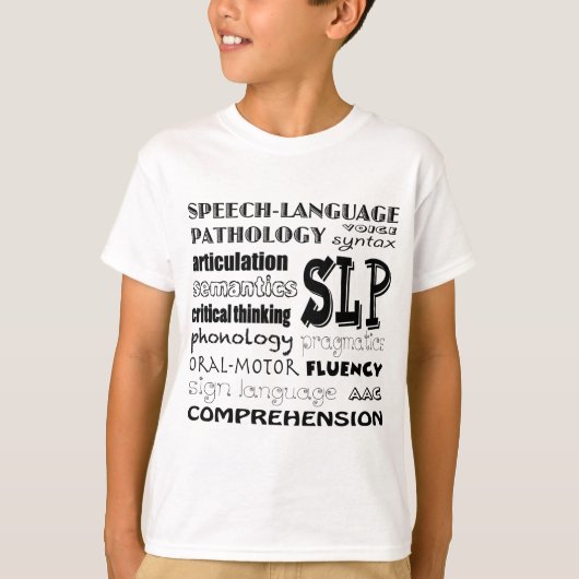 Speech Language Patholoog T-shirt (Voorkant)