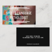 Speech Language Patholoog Visitekaartje (Voorkant / Achterkant)