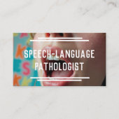Speech Language Patholoog Visitekaartje (Voorkant)
