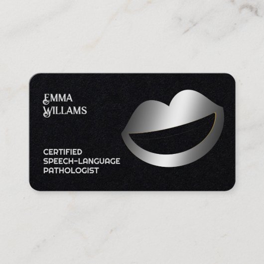 Speech Language Therapist Visitekaartje (Voorkant)