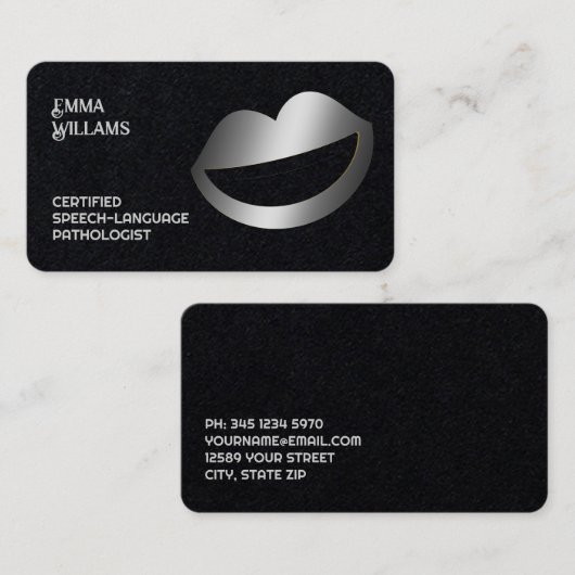 Speech Language Therapist Visitekaartje (Voorkant / Achterkant)