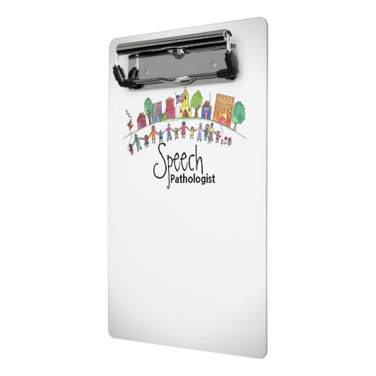 Speech Pathologist Mini Clipboard Mini Klembord (Angled2)