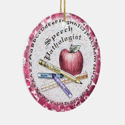 Speech Pathologist Ornament (Rechts)