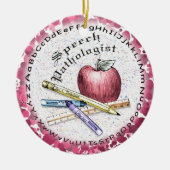 Speech Pathologist Ornament (Voorkant)
