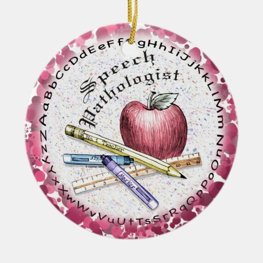 Speech Pathologist Ornament (Voorkant)