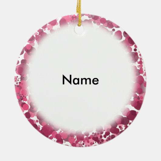 Speech Pathologist Ornament (Achterkant)