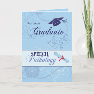 Speech Pathology Afstuderen Gefeliciteerd, Blue Kaart
