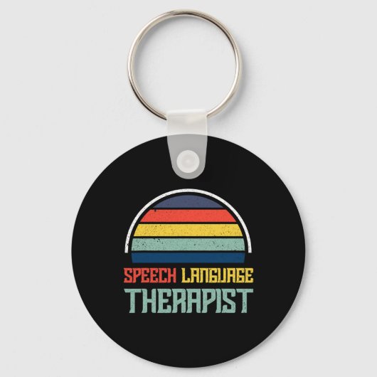 Speech Pathology Therapy Autism Awareness Month  Sleutelhanger (Voorkant)