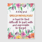 Speech Patholoog Gift School Language Therapist (Voorkant)