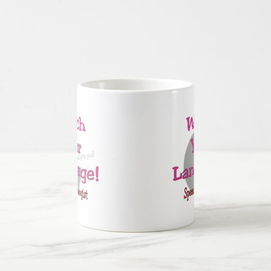 Speech Patholoog "Let op je taal" Koffiemok (Center)