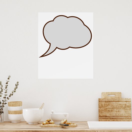 Speech Poster (Keuken)