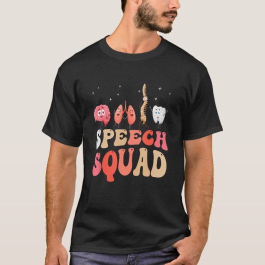 Speech Squad Healthcare Speech Therapy Speech Path T-shirt (Voorkant)