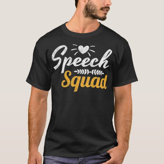 Speech Squad kerstman tandheelkundige hygiënemedew T-shirt (Voorkant)
