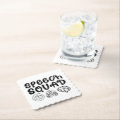 Speech Squad Pathology Teacher Verjaardag Cadeau Kartonnen Onderzetters (Insitu)