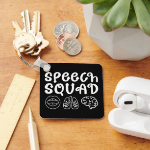 Speech Squad SLP logopedist Grappig Sleutelhanger