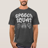 Speech Squad SLP Speech Language Pathologist Grapp T-shirt (Voorkant)