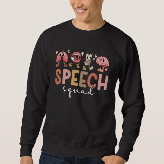 Speech Squad SLP Team Logopedist  Trui (Voorkant)