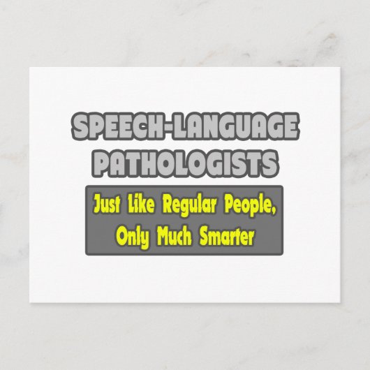 Speech-taalpathologen...slimmer Briefkaart (Voorkant)