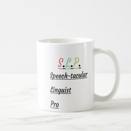 Speech-Tacular Linguist Pro | SLP-cadeau Koffiemok (Rechts)