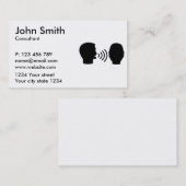 Speech therapeut visitekaartje (Voorkant / Achterkant)