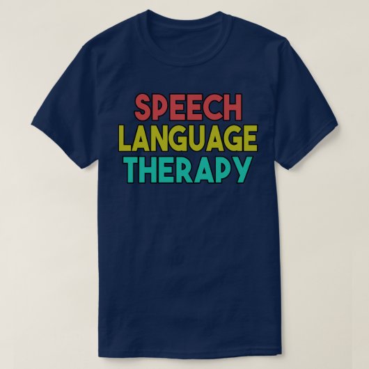 Speech-therapie T-shirt (Design voorkant)
